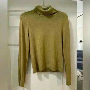 Takeout Camel Colored Turtleneck 90s